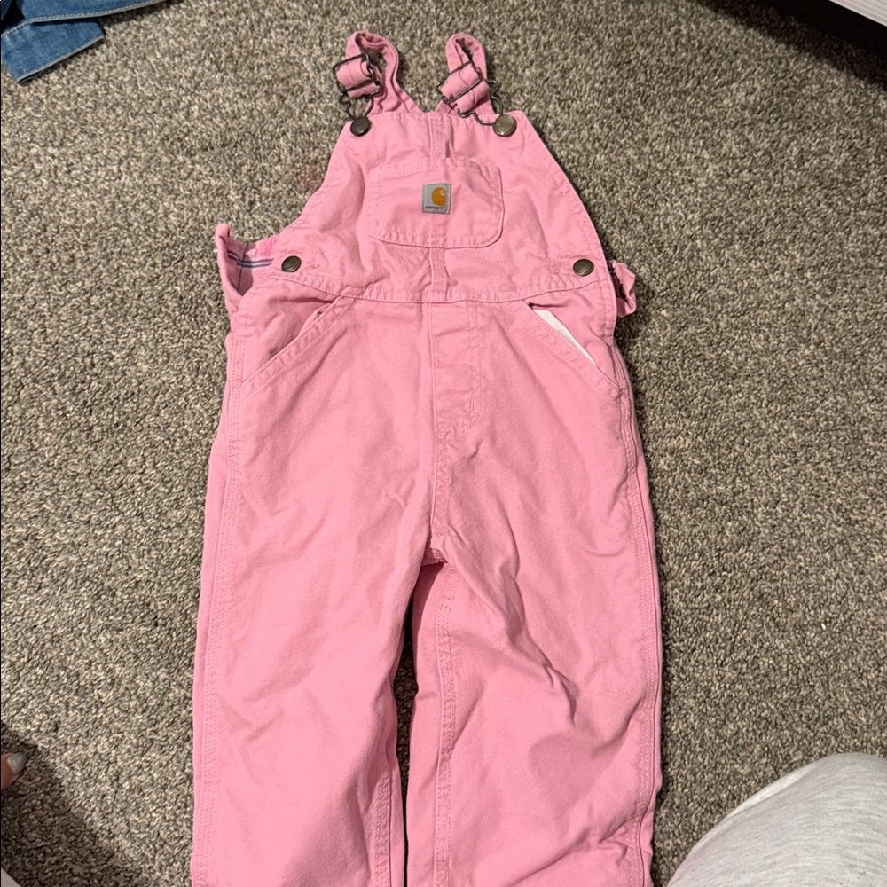 Carhartt Pink Bib Overalls